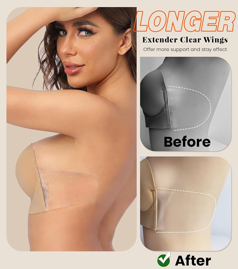 Sticky Bra Deep Plunge Straple - Backless Bra Sticky incelemesi ve fiyatı