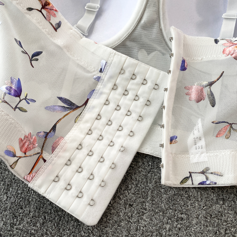 Women Sexy Floral printed Cors - Cotton Bra Everyday incelemesi ve fiyatı