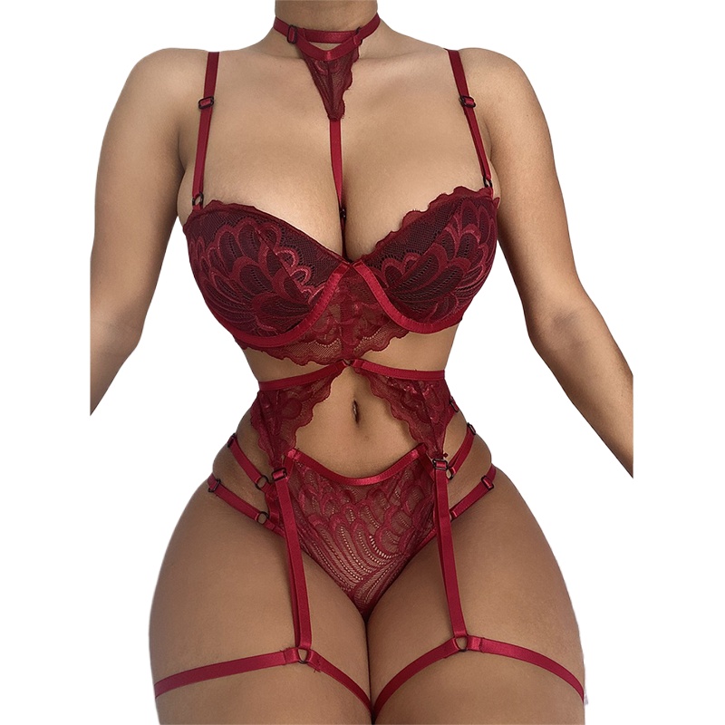 Sexy Lingerie Set Women Lace M - Sheer Mesh Bra incelemesi ve fiyatı