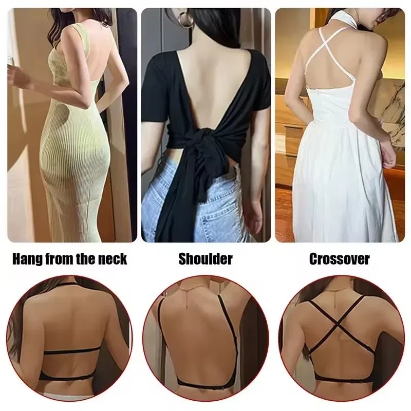 Women Invisible Bra Deep U Plu - Backless Bra Sticky incelemesi ve fiyatı