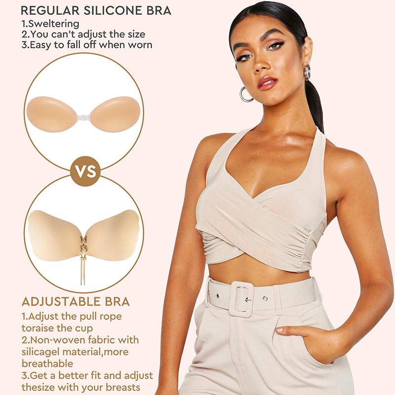 1/2 Pairs Women Summer Backles - Backless Bra Sticky incelemesi ve fiyatı