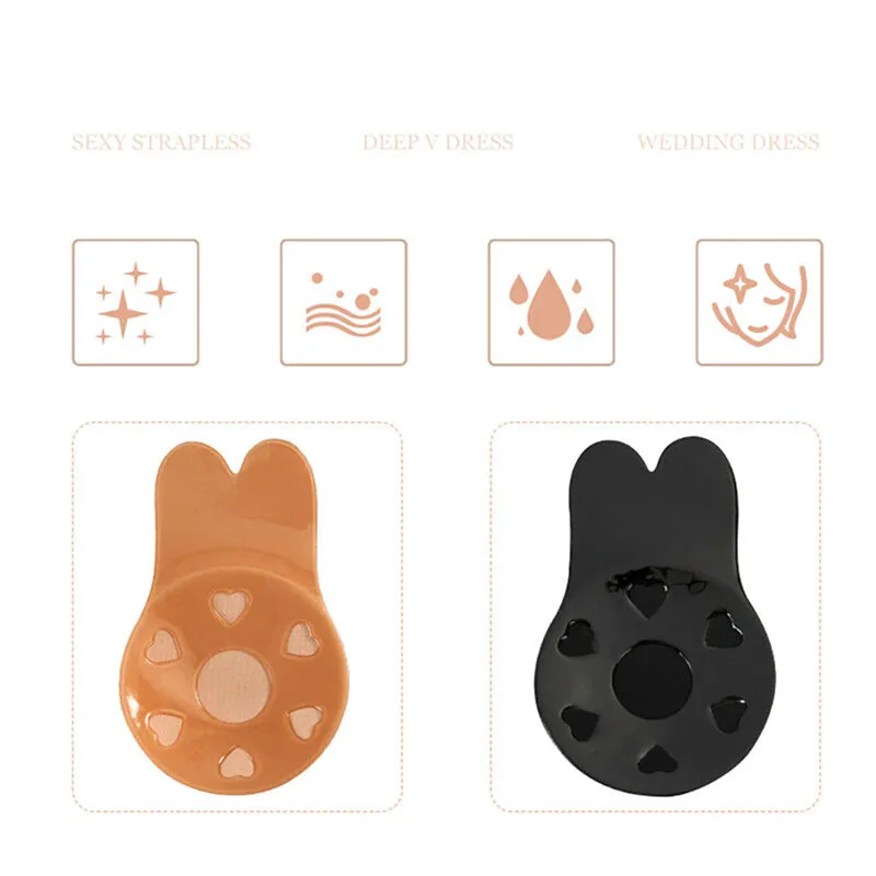 1 Pair Breathable silicone bre - Push Up Bra Silicone incelemesi ve fiyatı