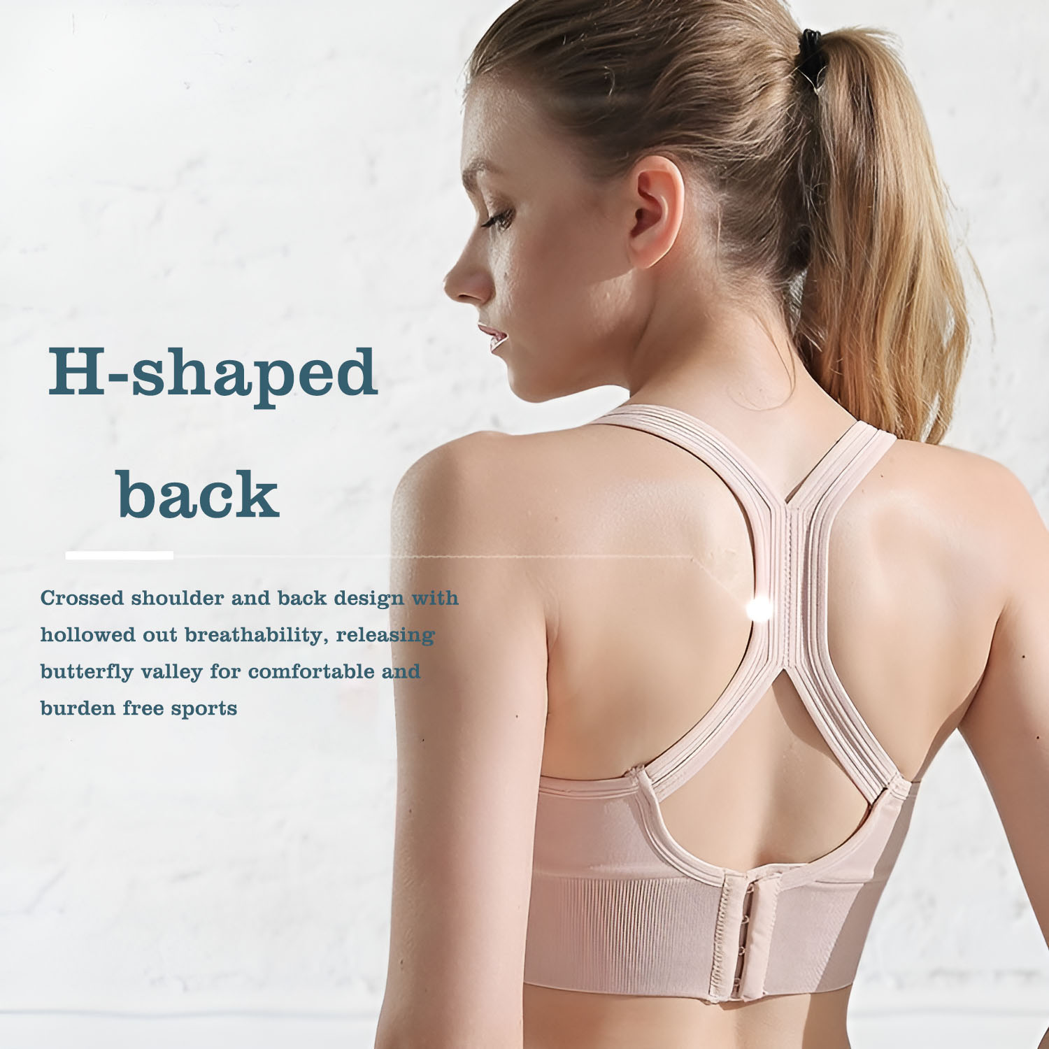 Women's Cross Back Sports Bra  - Full Coverage Bra incelemesi ve fiyatı