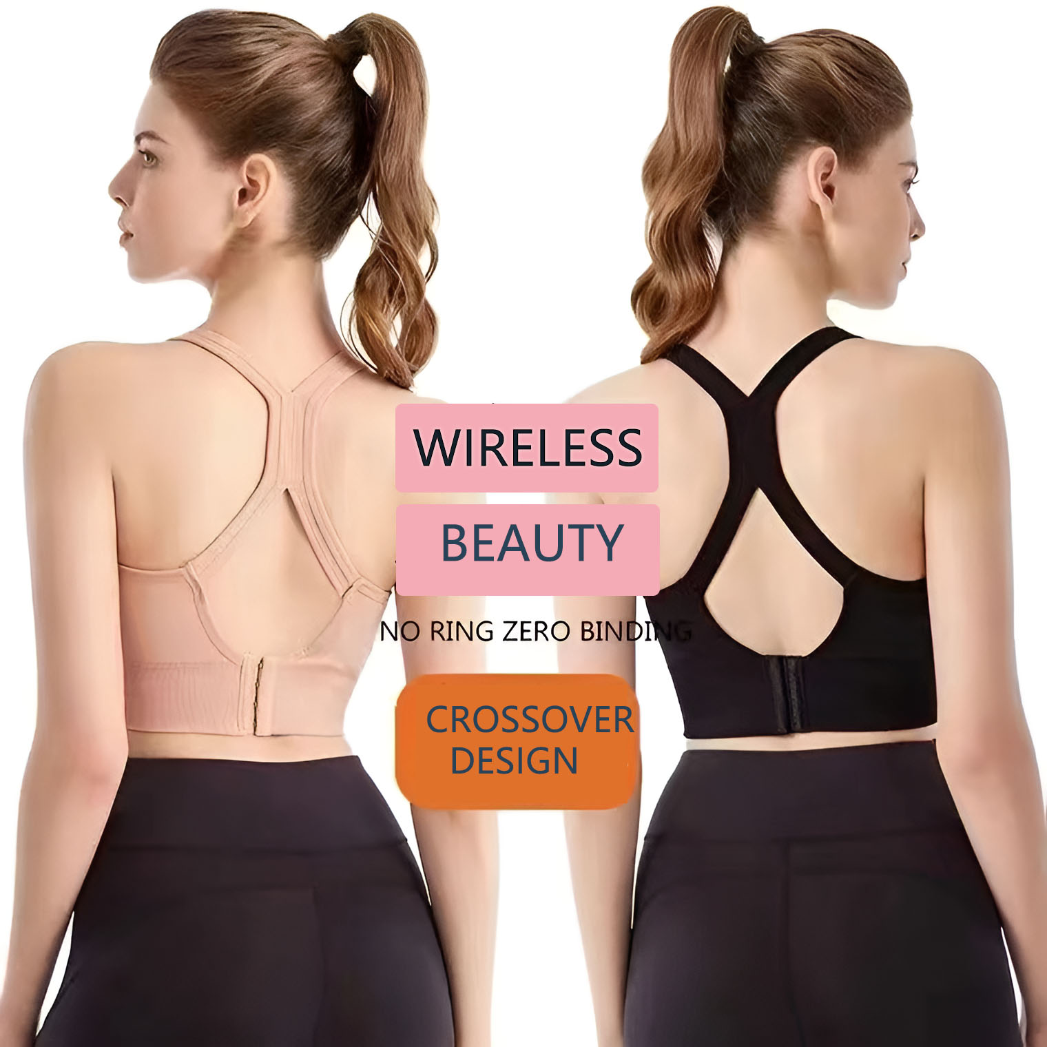Women's Cross Back Sports Bra  - Full Coverage Bra incelemesi ve fiyatı