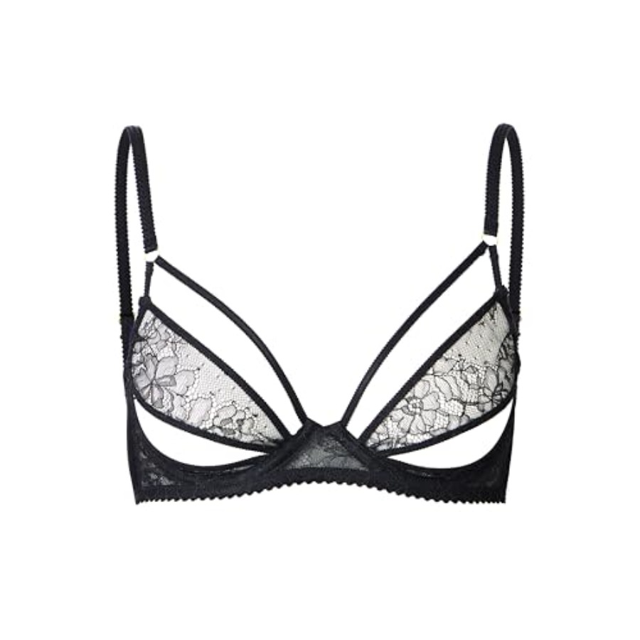 Faye Women's Sexy Lace Bra, Ba - Demi Bra Balconette incelemesi ve fiyatı