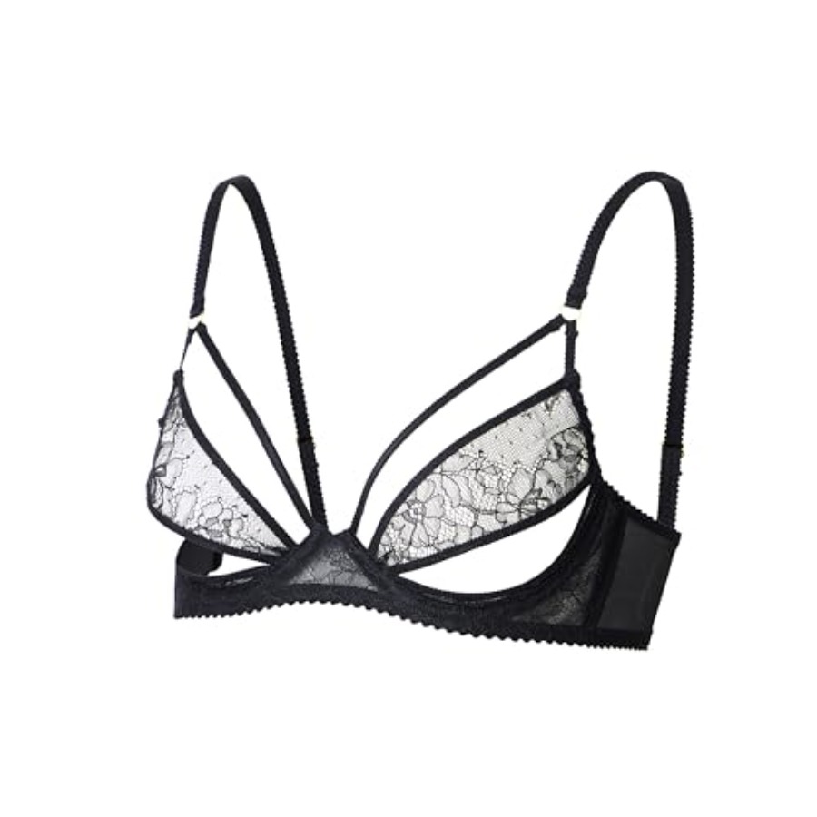 Faye Women's Sexy Lace Bra, Ba - Demi Bra Balconette incelemesi ve fiyatı
