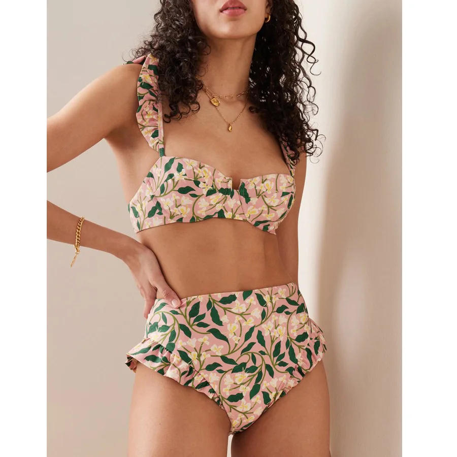 Floral Push-Up Padded Bra Ruff - Underwire Bra Padded incelemesi ve fiyatı